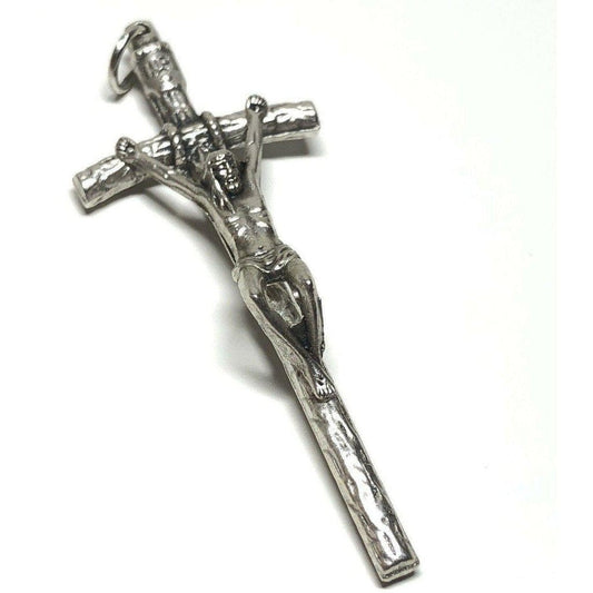 Rosary Parts - Cross Crucifix  - Blessed by Pope - JPII Crucifix | Catholically