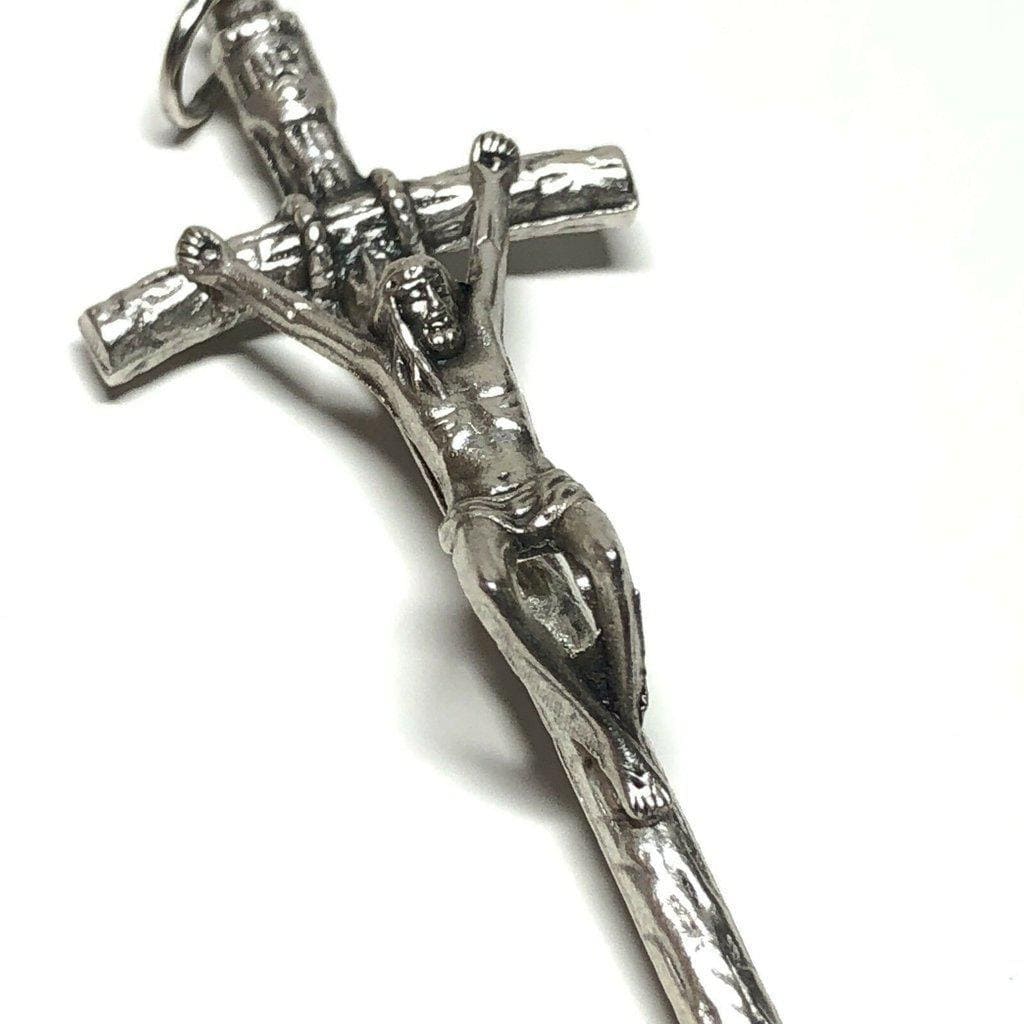 Rosary Parts - Cross Crucifix  - Blessed by Pope - JPII Crucifix | Catholically