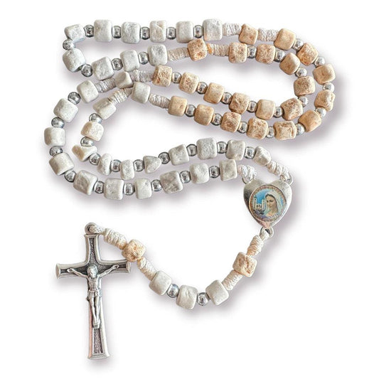 Rosary w/ Relic Rocks from The Holy Ground Of Medjugorje - Blessed By Pope | Catholically