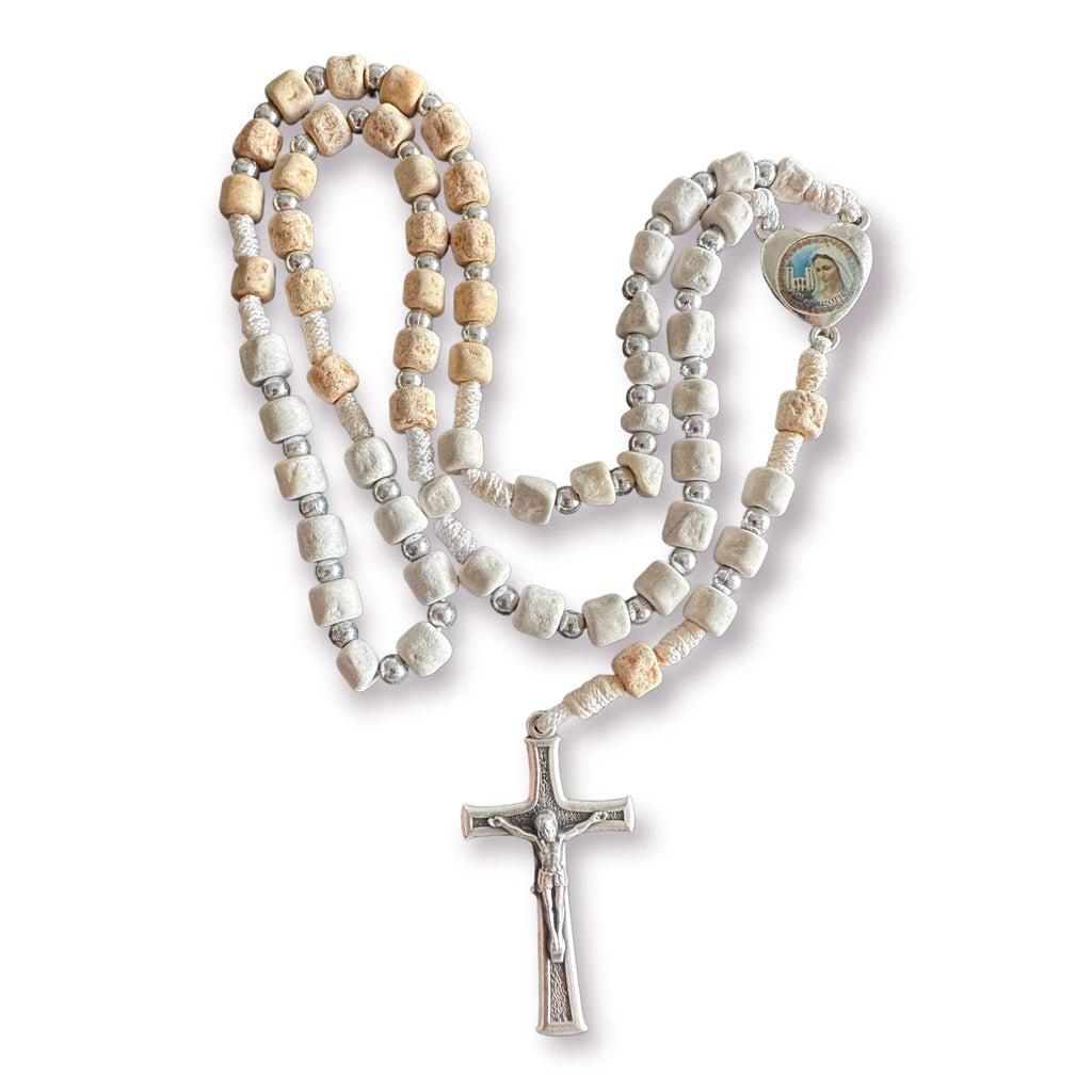 Rosary w/ Relic Rocks from The Holy Ground Of Medjugorje - Blessed By Pope | Catholically