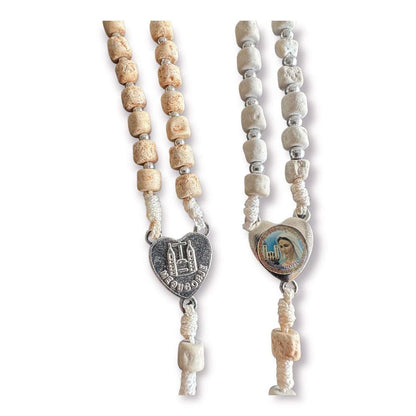 Rosary w/ Relic Rocks from The Holy Ground Of Medjugorje - Blessed By Pope | Catholically