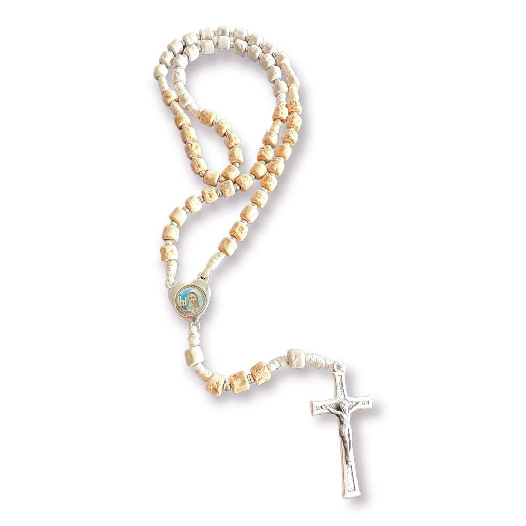 Rosary w/ Relic Rocks from The Holy Ground Of Medjugorje - Blessed By Pope | Catholically