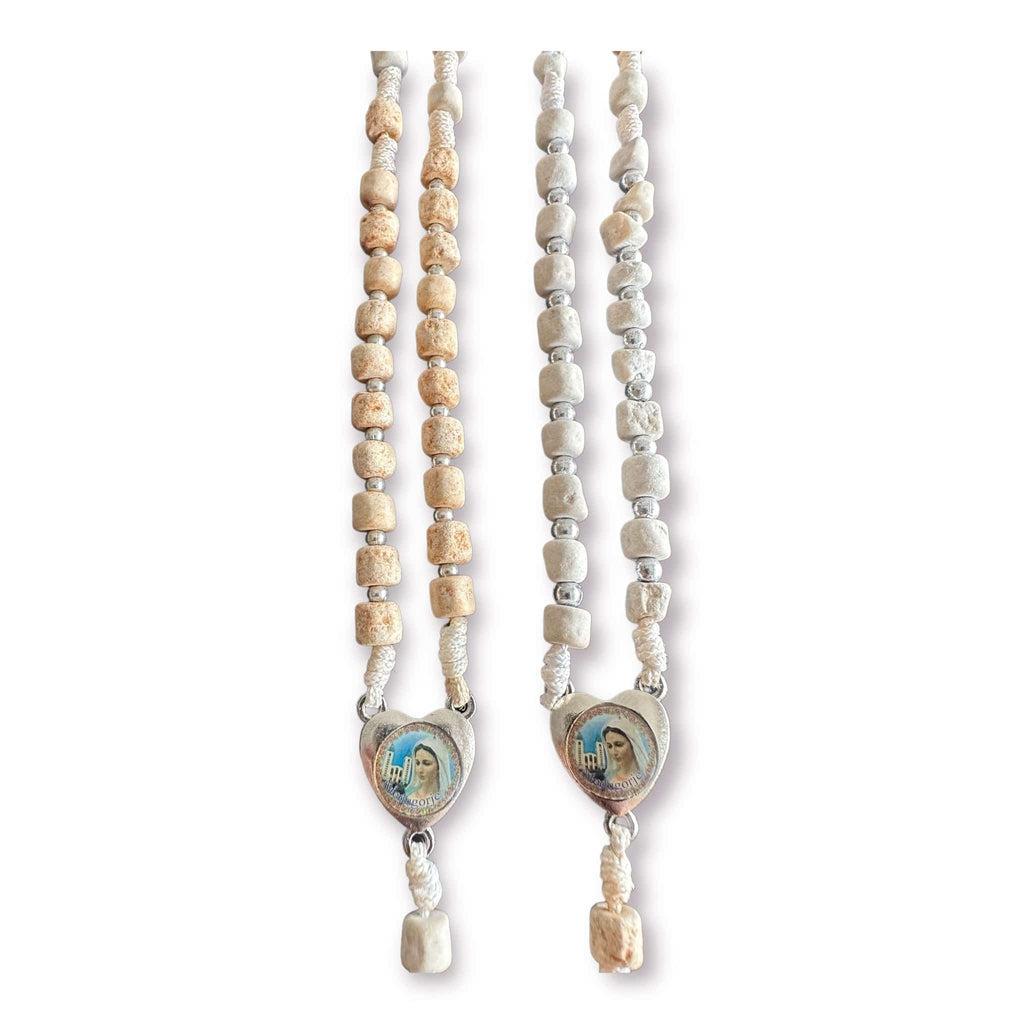Rosary w/ Relic Rocks from The Holy Ground Of Medjugorje - Blessed By Pope | Catholically