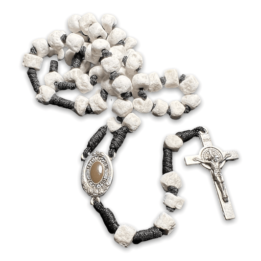 Rosary with Relic Rocks from The Holy Ground of Medjugorje - Blessed By Pope | Catholically