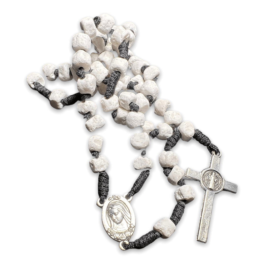 Rosary with Relic Rocks from The Holy Ground of Medjugorje - Blessed By Pope | Catholically