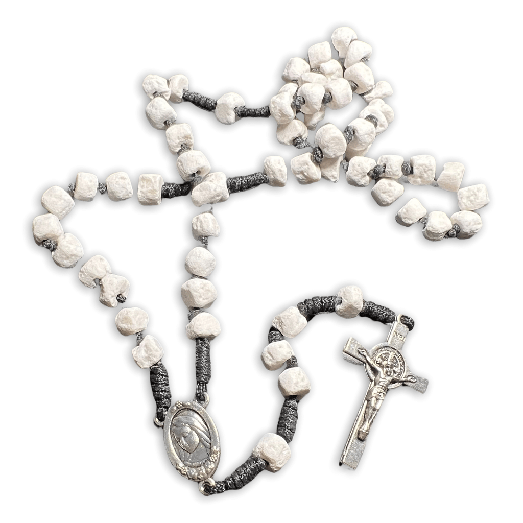 Rosary with Relic Rocks from The Holy Ground of Medjugorje - Blessed By Pope | Catholically
