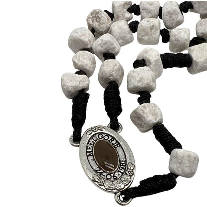 Rosary with Relic Rocks from The Holy Ground of Medjugorje - Blessed By Pope | Catholically