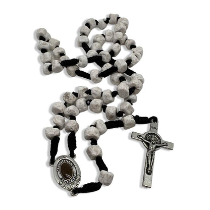 Rosary with Relic Rocks from The Holy Ground of Medjugorje - Blessed By Pope | Catholically