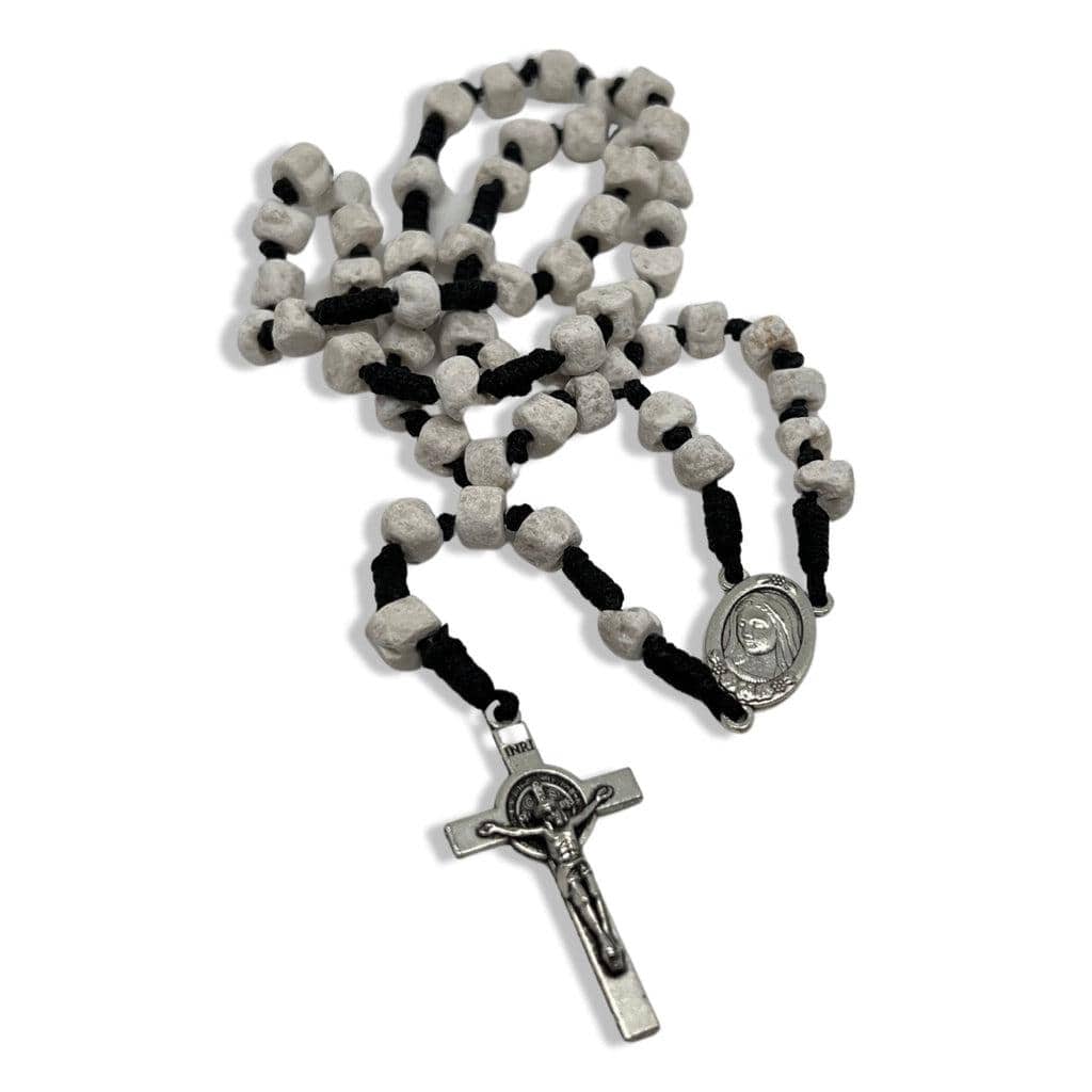 Rosary with Relic Rocks from The Holy Ground of Medjugorje - Blessed By Pope | Catholically