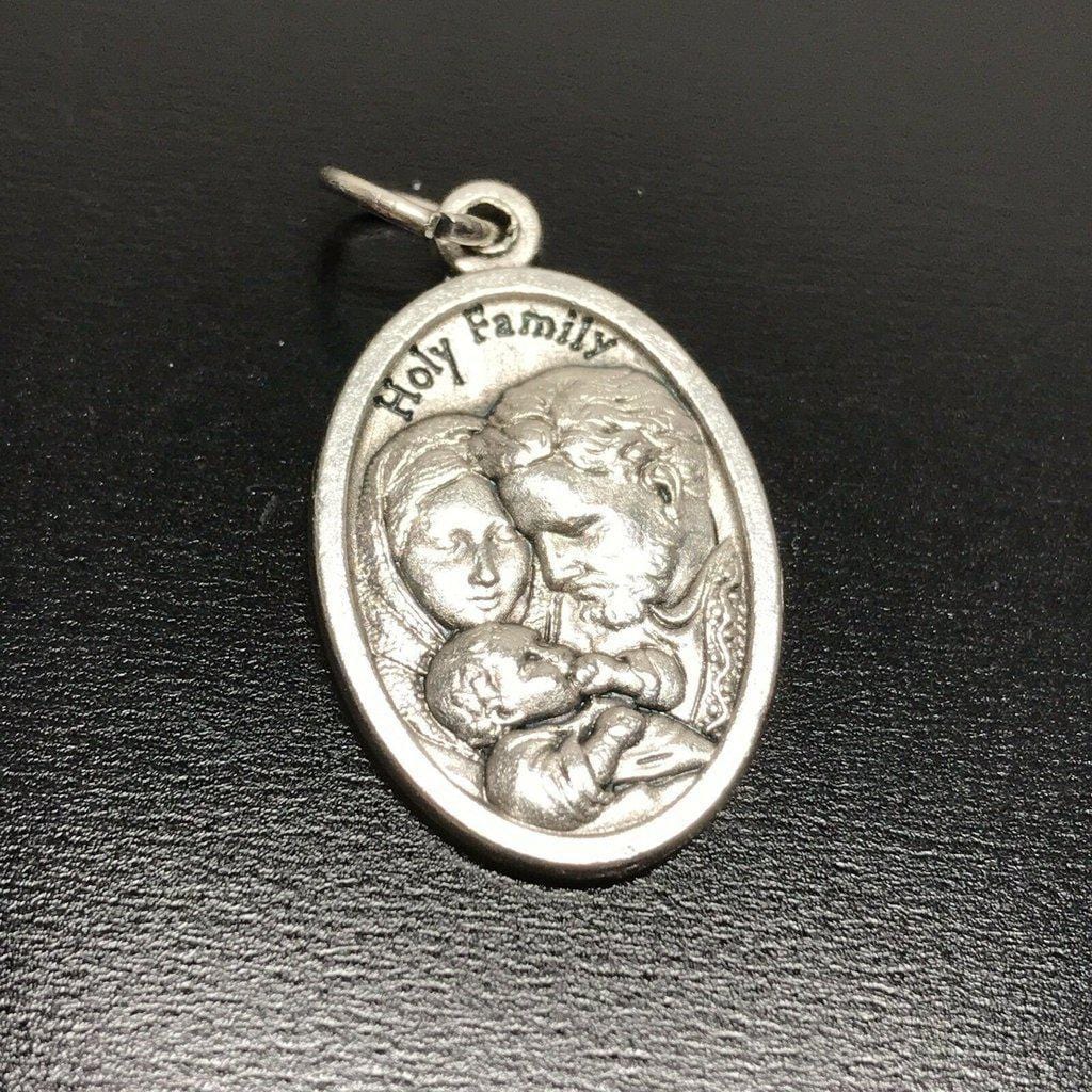 Sacred Holy Family & Saint Joseph Medal - Pendant - Charm Blessed by Pope | Catholically