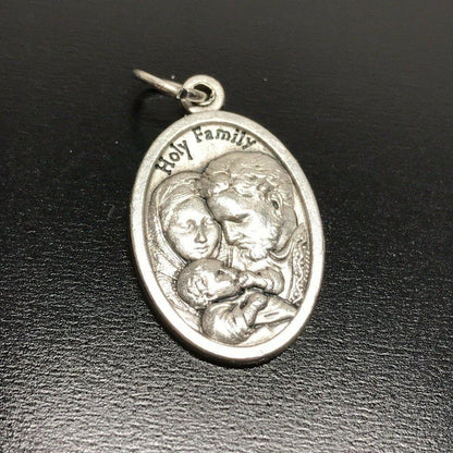 Sacred Holy Family & Saint Joseph Medal - Pendant - Charm Blessed by Pope | Catholically