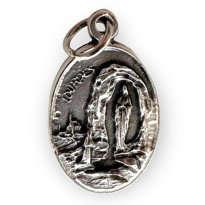 Sacred Relic Medal of Lourdes: Touched by Healing Spring Water | Catholically