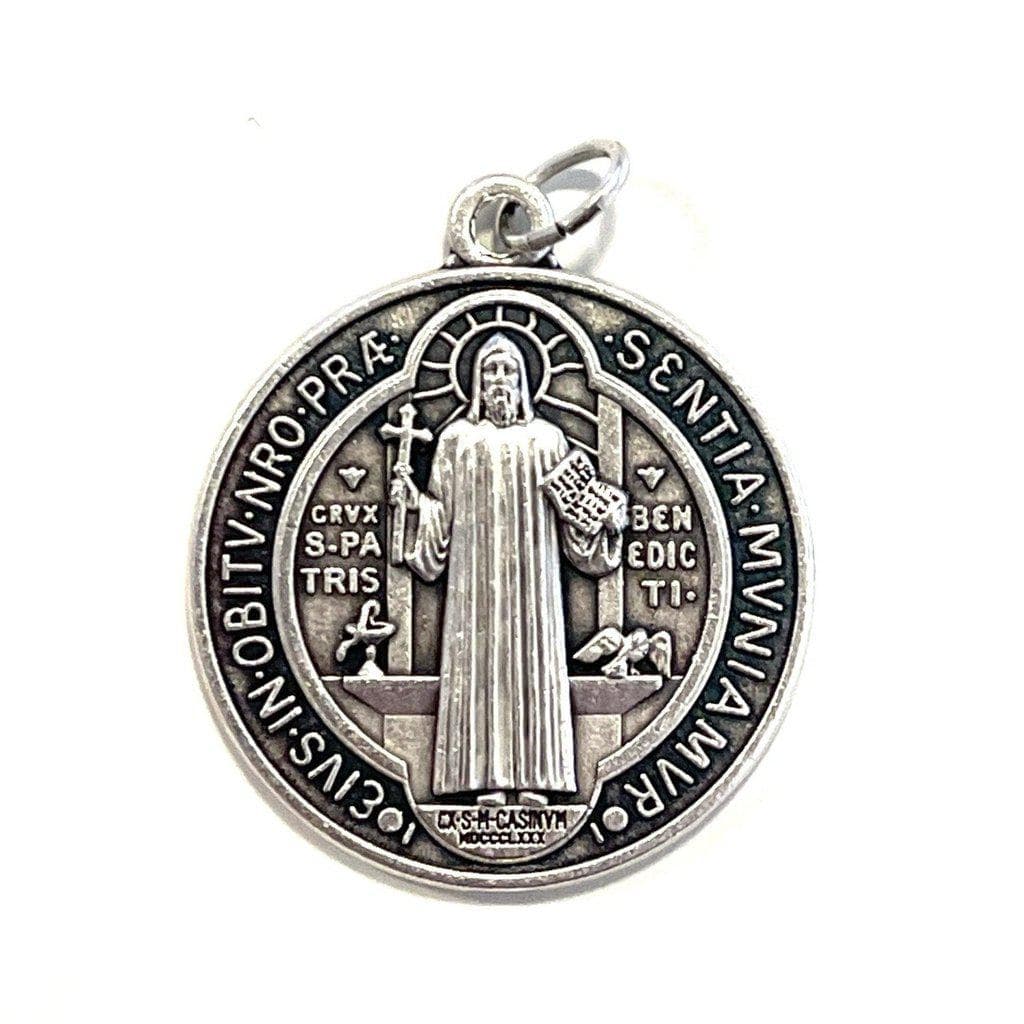 Saint Benedict 1" 1/4 Medal   Catholic Exorcism  Blessed By Pope | Catholically