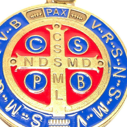 Saint Benedict 2" Medal - Exorcism - Medalla De San Benito Blessed By Pope | Catholically