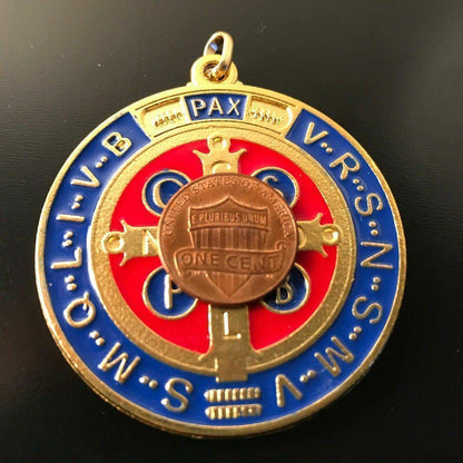 Saint Benedict 2" Medal - Exorcism - Medalla De San Benito Blessed By Pope | Catholically
