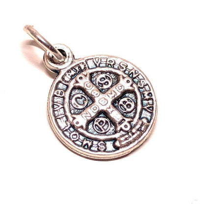 Saint Benedict 4x Set - 1/2" Medal - Catholic Exorcism - Blessed By Pope | Catholically