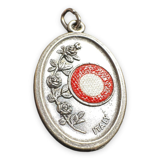 Saint Francis of Assisi relic medal - Franciscan Pendant - Blessed By Pope | Catholically