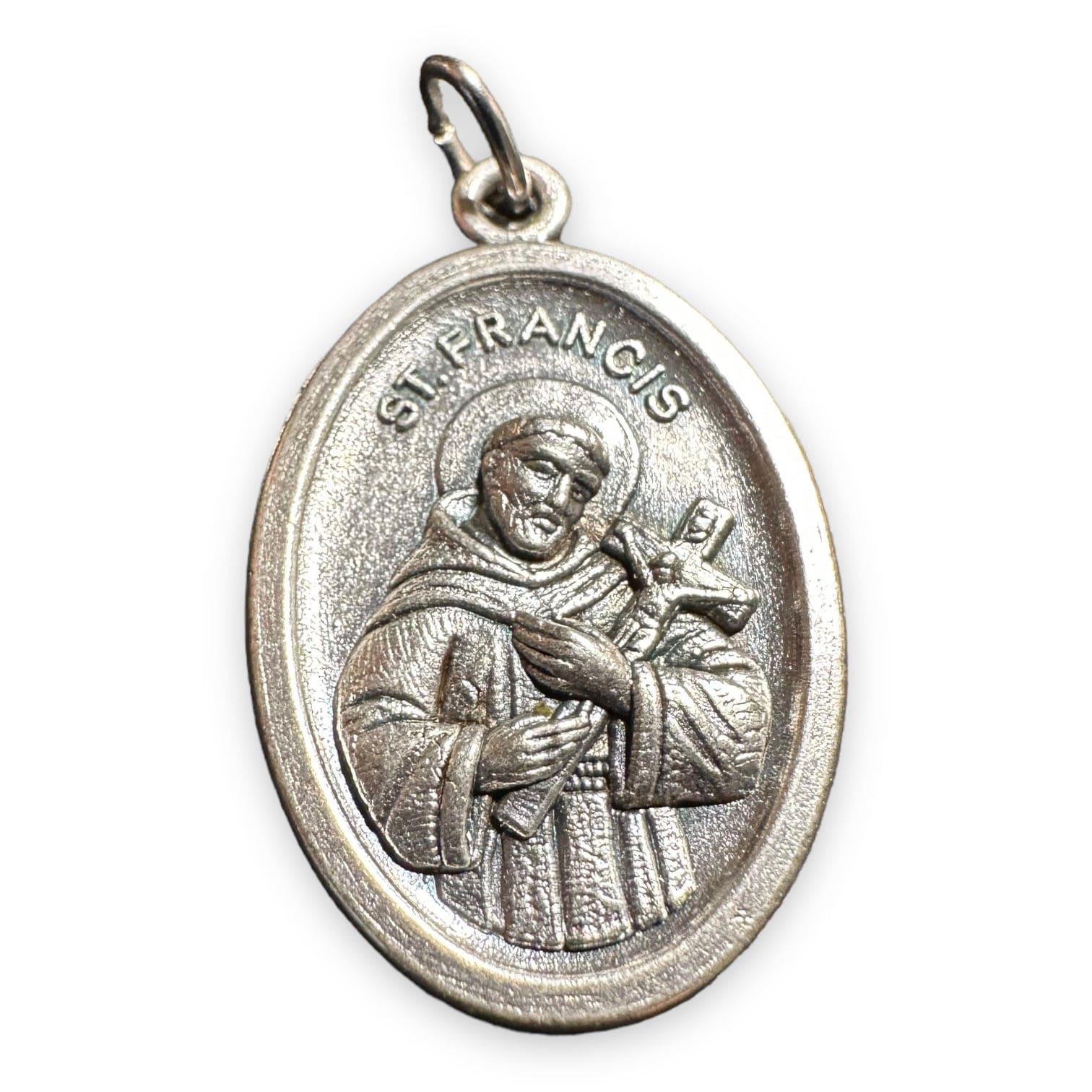 Saint Francis of Assisi relic medal - Franciscan Pendant - Blessed By Pope | Catholically