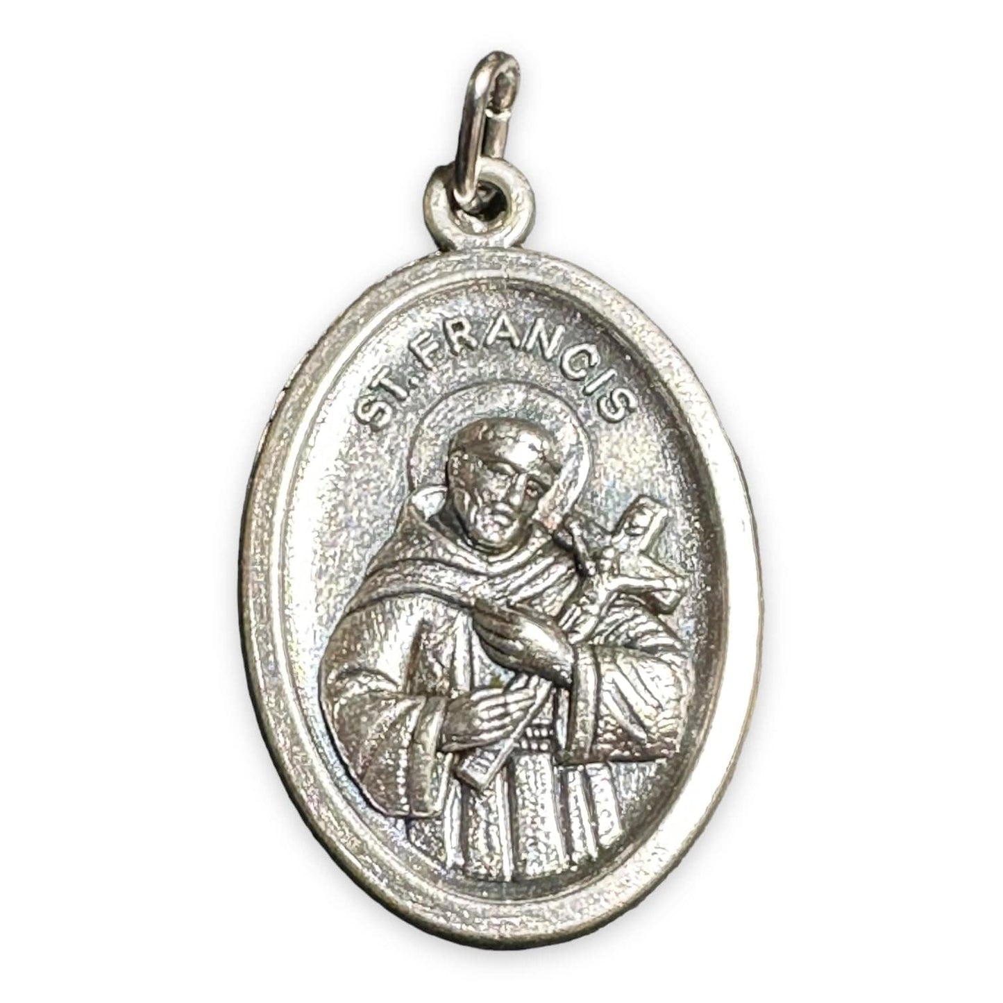Saint Francis of Assisi relic medal - Franciscan Pendant - Blessed By Pope | Catholically