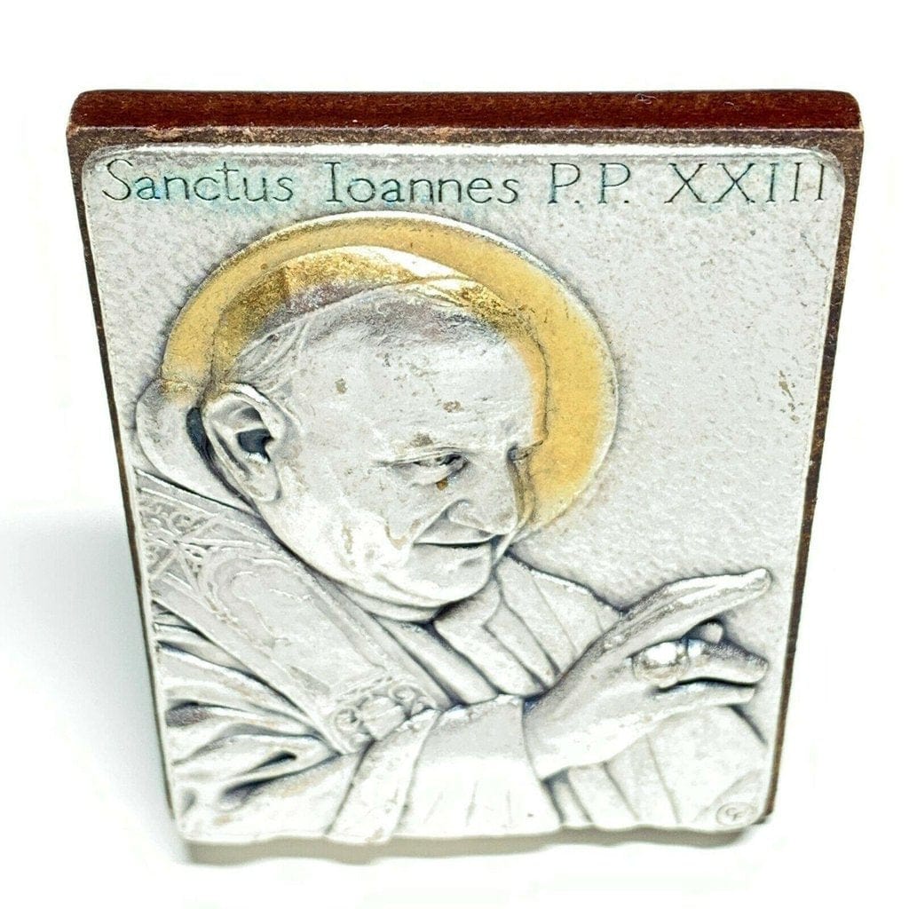 Saint John Xxiii-Canonization Plaque Blessed by Pope-Plates | Catholically