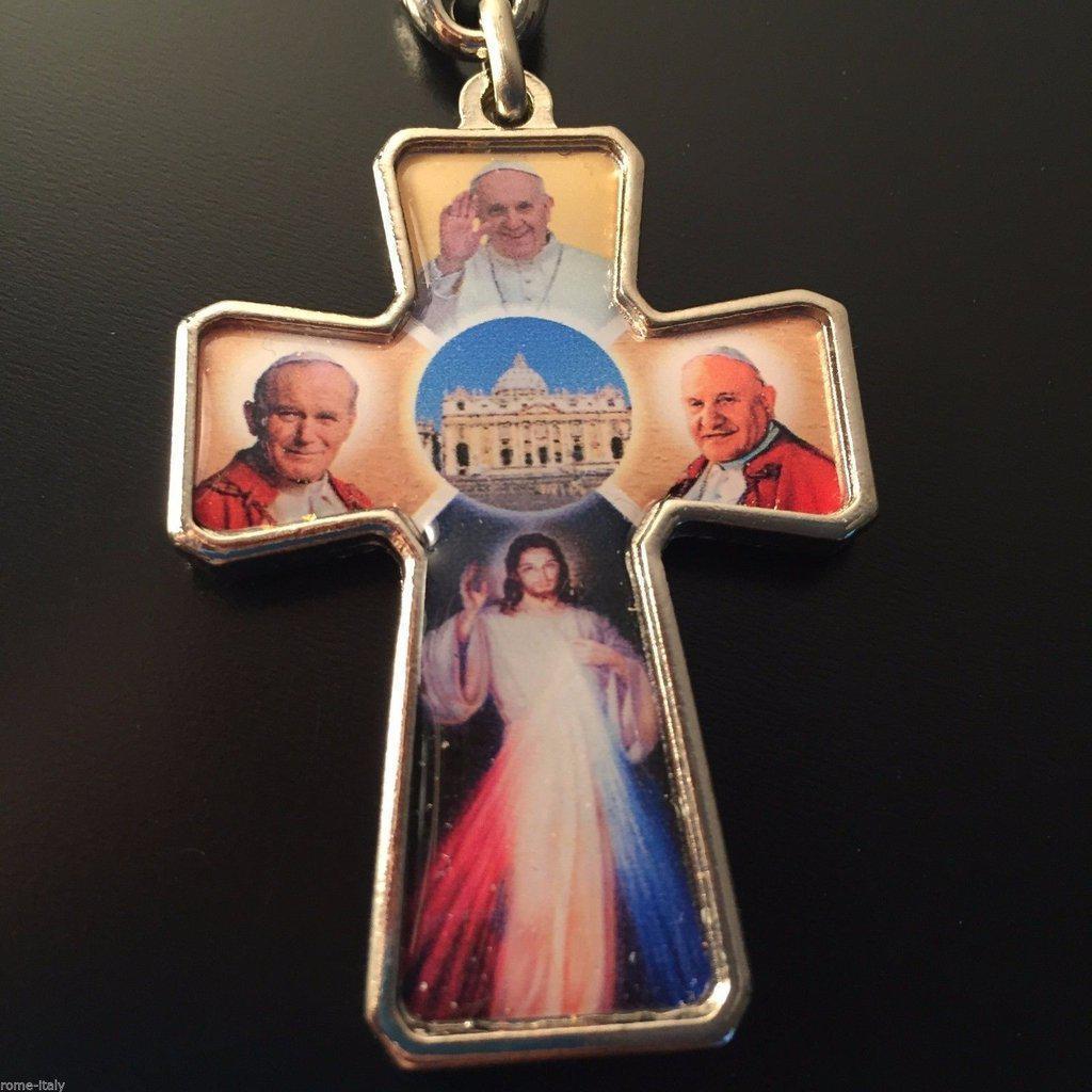 Saint Jpii - Canonization Key Ring-Key Chain-Medallion-Blessed 04-27 By Pope | Catholically