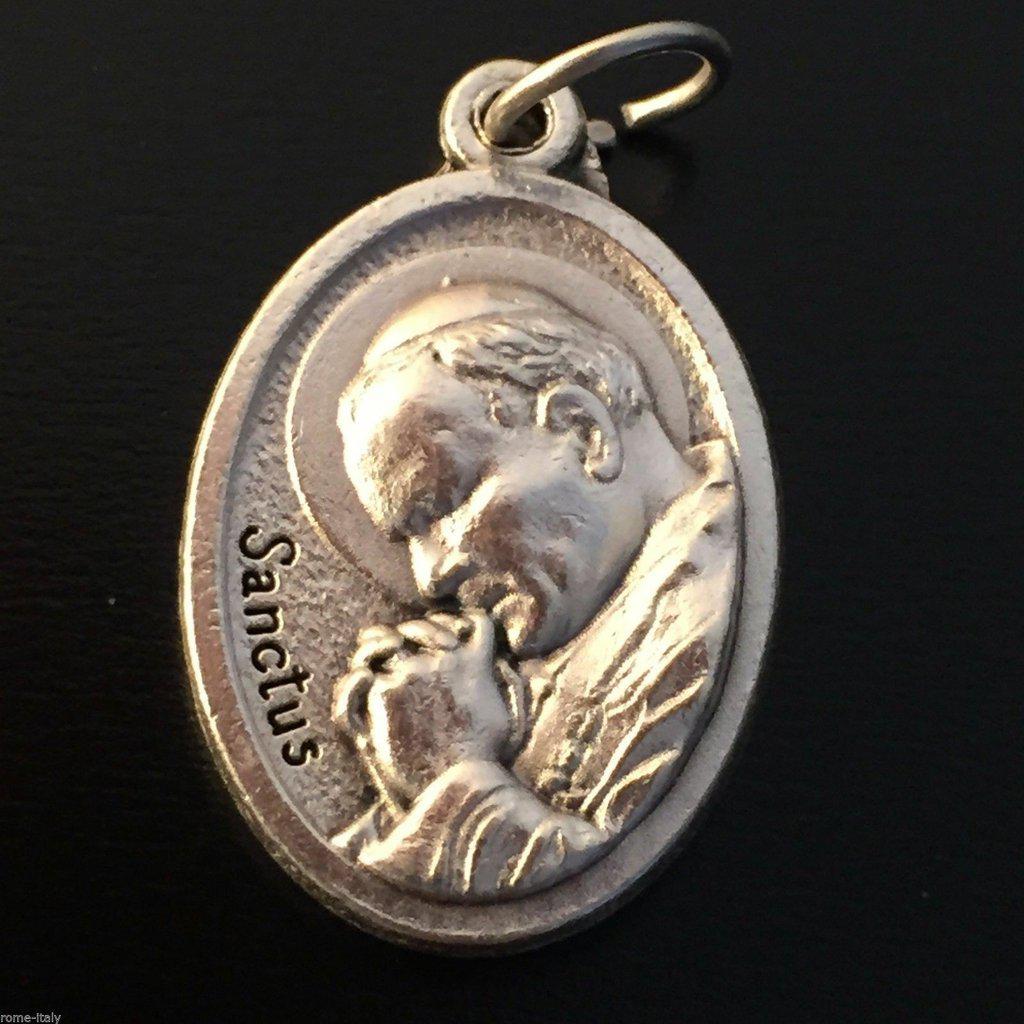 Saint Jpii - Canonization -Medallion -Medal -Pendant -Blessed by Pope | Catholically