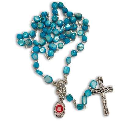 Saint JPII -Canonization Rosary w/ Relic Ex-Indumentis -Blessed By Pope | Catholically