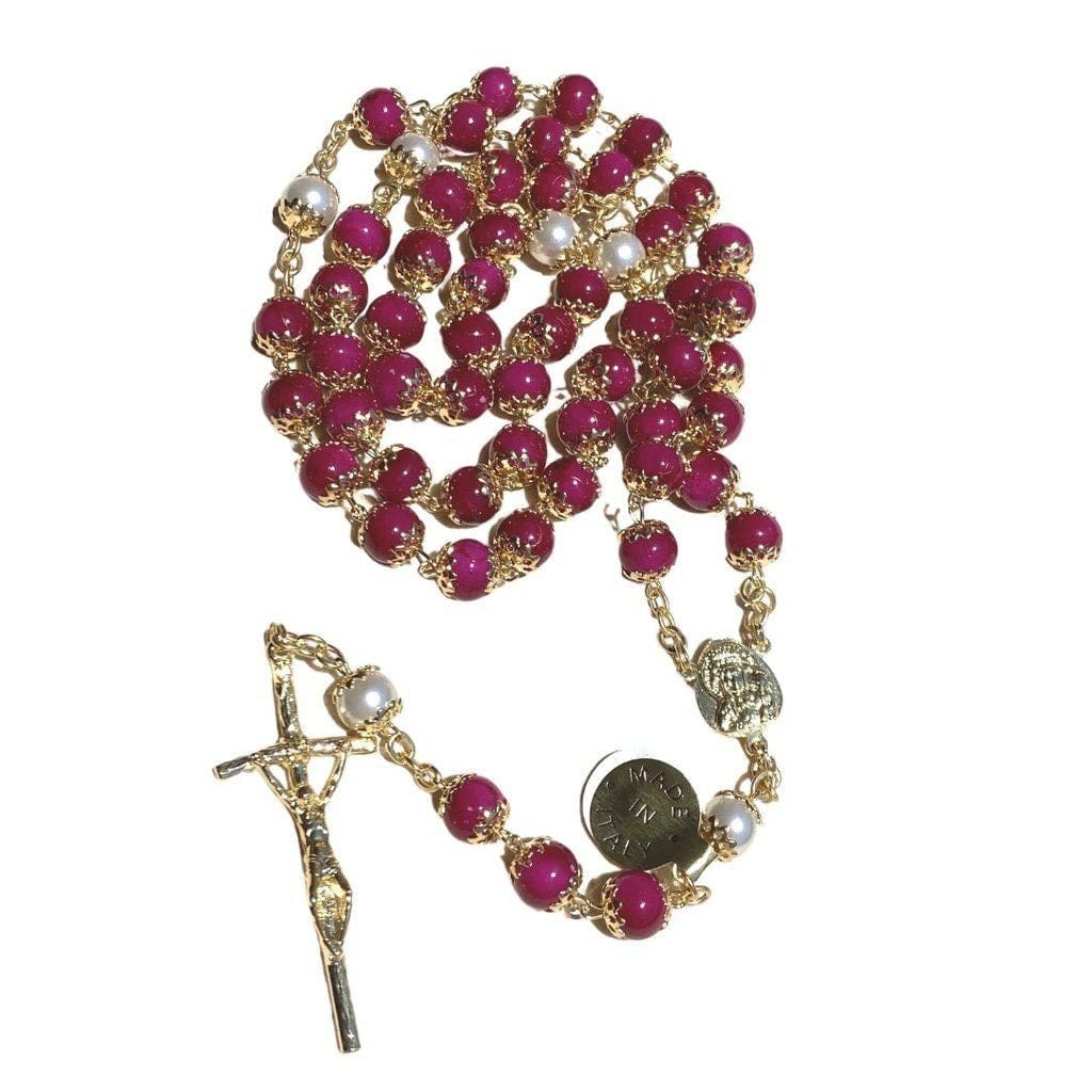 Saint JPII - St.John Paul II Pope - Blessed Rosary with Relic Ex-Indumentis | Catholically