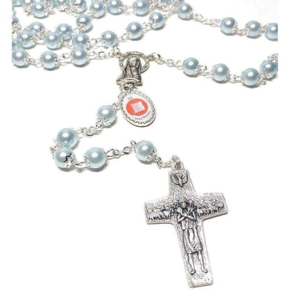 Saint JPII -St.John Paul II Pope- Canonization Rosary + Medal w/ Free Relic | Catholically