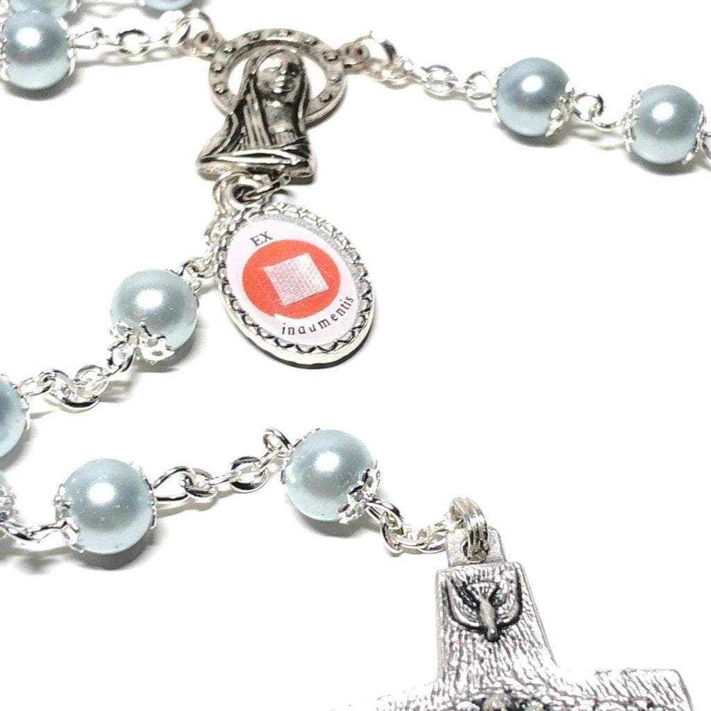 Saint JPII -St.John Paul II Pope- Canonization Rosary + Medal w/ Free Relic | Catholically