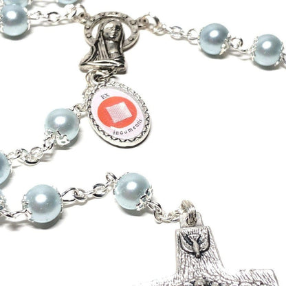 Saint JPII -St.John Paul II Pope- Canonization Rosary + Medal w/ Free Relic | Catholically