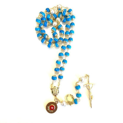 Saint JPII - St.John Paul II Pope - Gold Plated Canonization Blessed Rosary | Catholically
