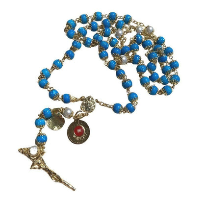 Saint JPII - St.John Paul II Pope - Gold Plated Canonization Blessed Rosary | Catholically