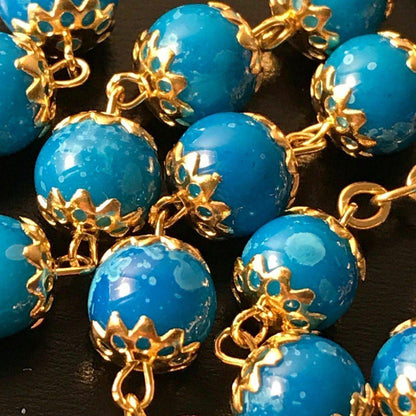 Saint JPII - St.John Paul II Pope - Gold Plated Canonization Blessed Rosary | Catholically