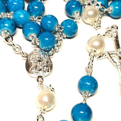 Saint JPII - St.John Paul II Pope - Silver Plated Canonization Blessed Rosary | Catholically