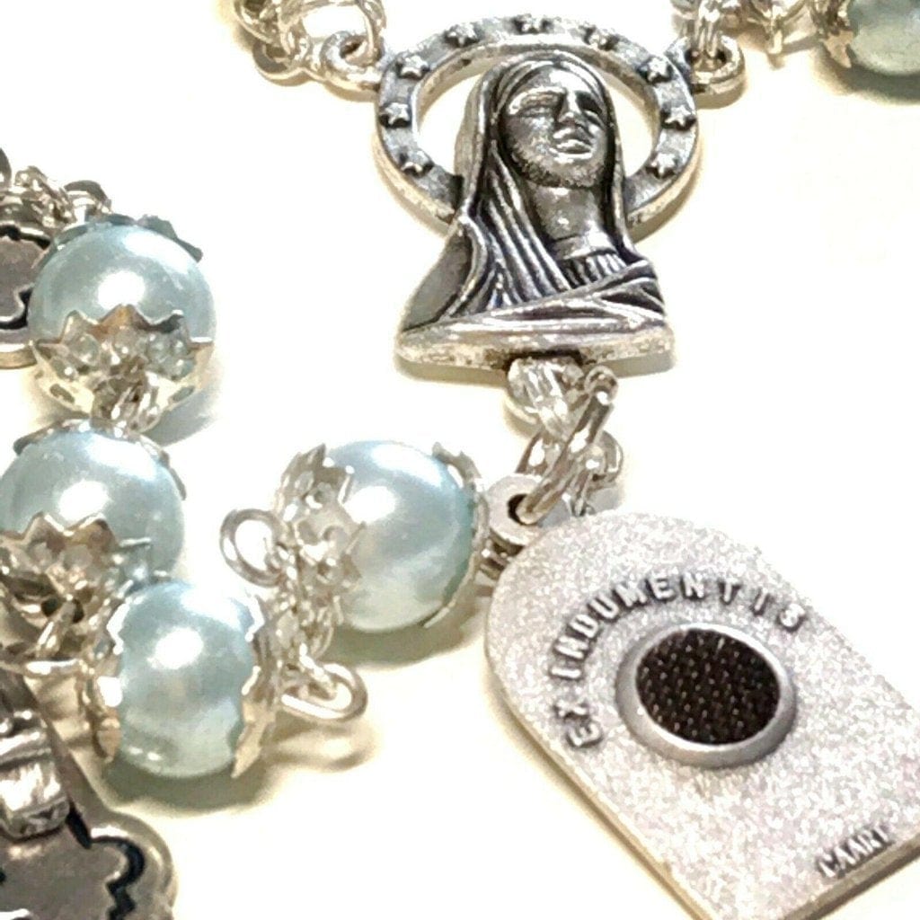 Saint Padre Pio - Prayer Rosary Blessed By Pope with Relic - St. Father Pio | Catholically