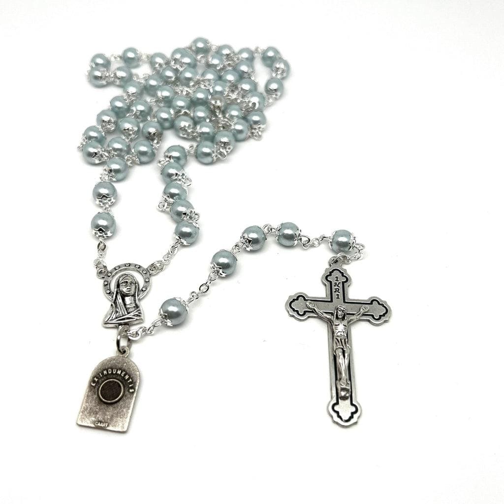 Saint Padre Pio - Prayer Rosary Blessed By Pope with Relic - St. Father Pio | Catholically