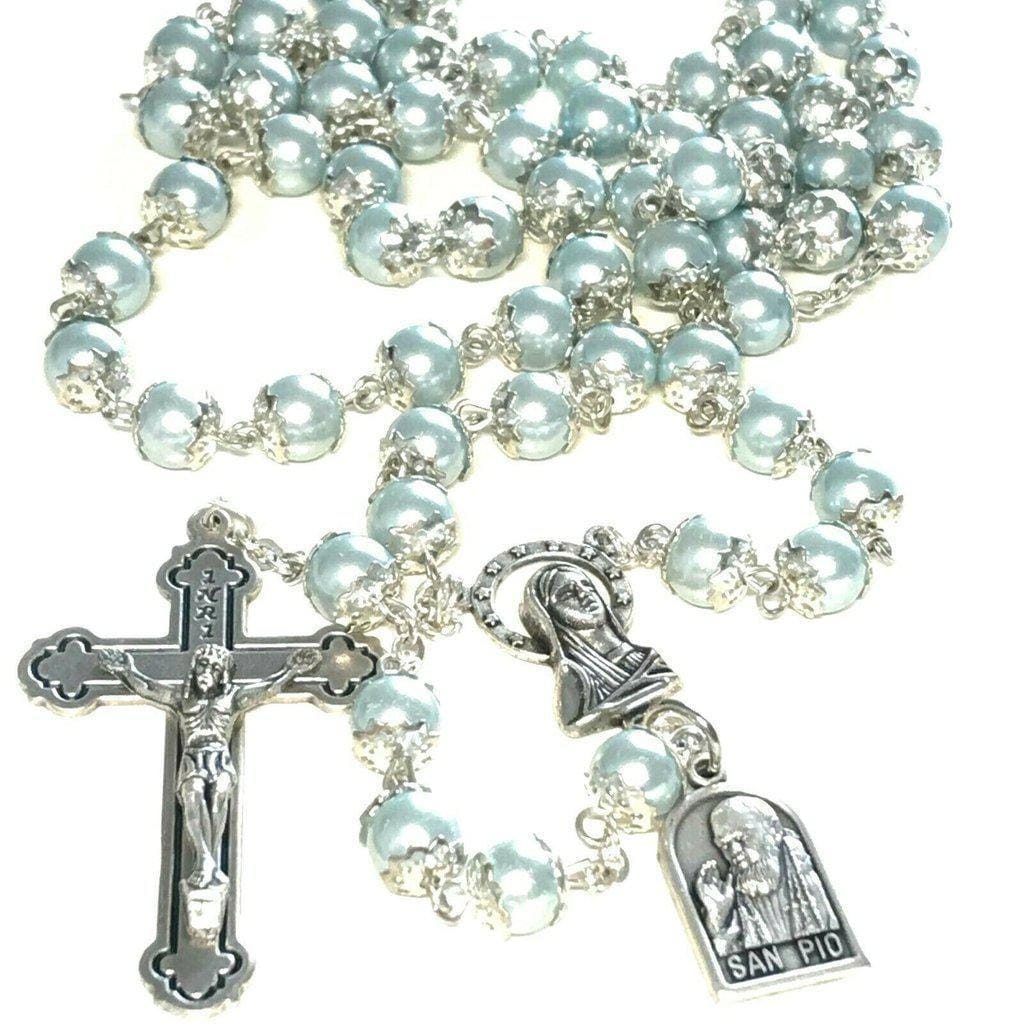 Saint Padre Pio - Prayer Rosary Blessed By Pope with Relic - St. Father Pio | Catholically