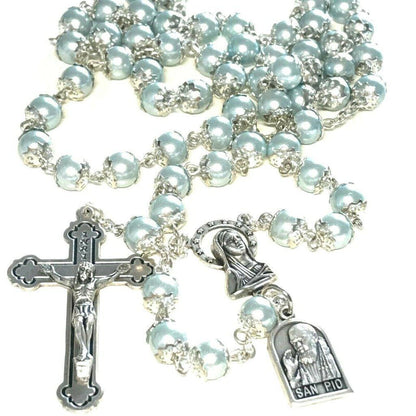Saint Padre Pio - Prayer Rosary Blessed By Pope with Relic - St. Father Pio | Catholically