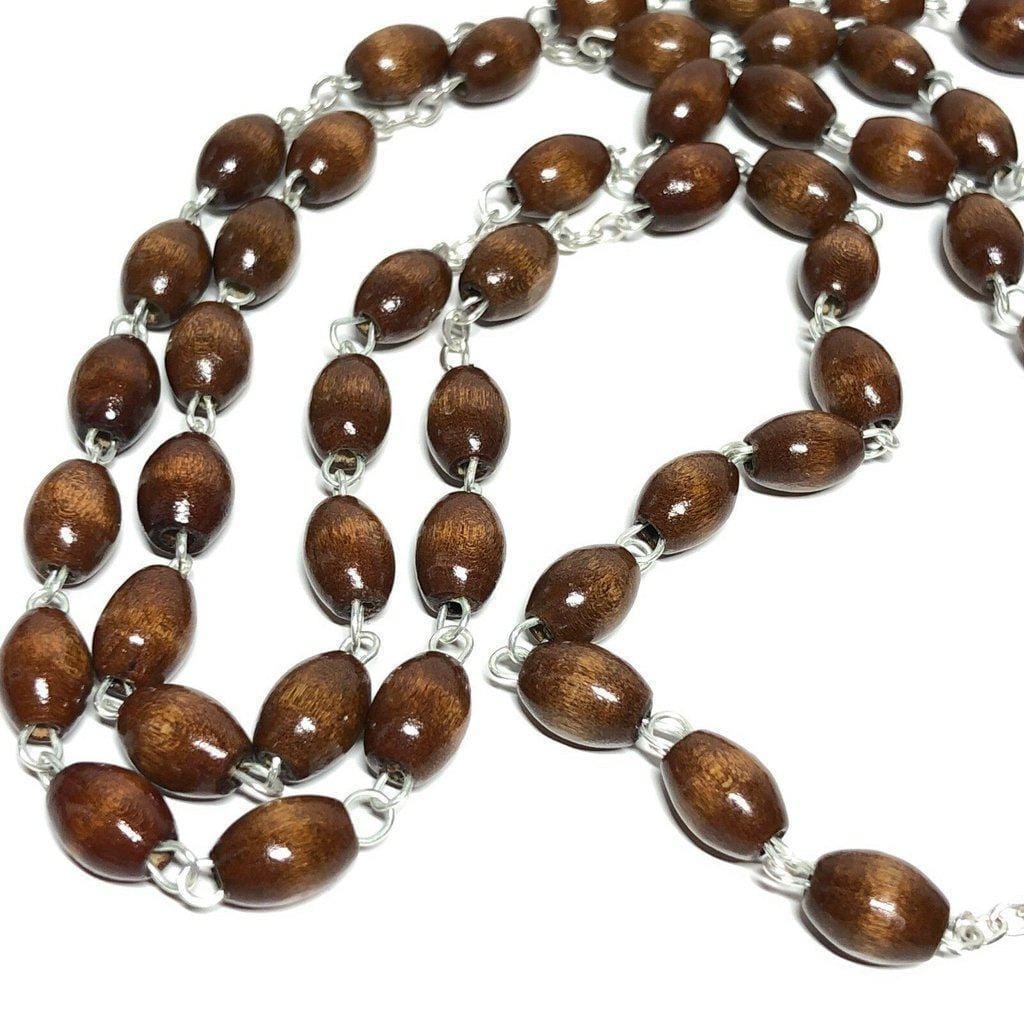 Saint Padre Pio Rosary w/ 2nd Class Relic - Blessed by Pope Leo XIV | Catholically