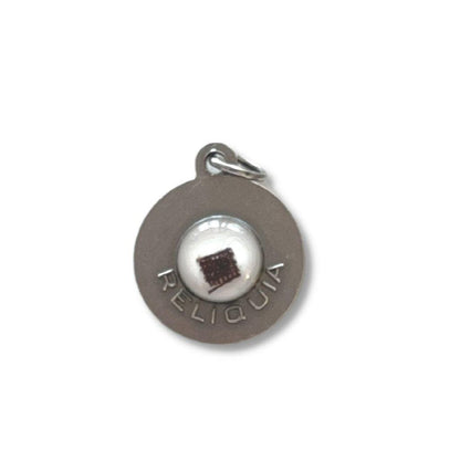 Saint Padre Pio Tiny Medal with Relic - St. Father Pio of Pietrelcina Relic | Catholically
