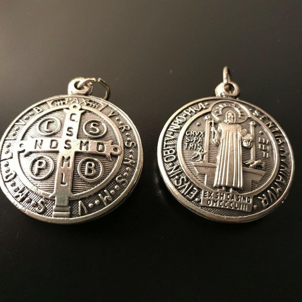 Saint St Benedict 1.5" - Medal - Catholic Exorcism - Blessed By Pope - Medalla | Catholically