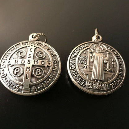 Saint St Benedict 1.5" - Medal - Catholic Exorcism - Blessed By Pope - Medalla | Catholically