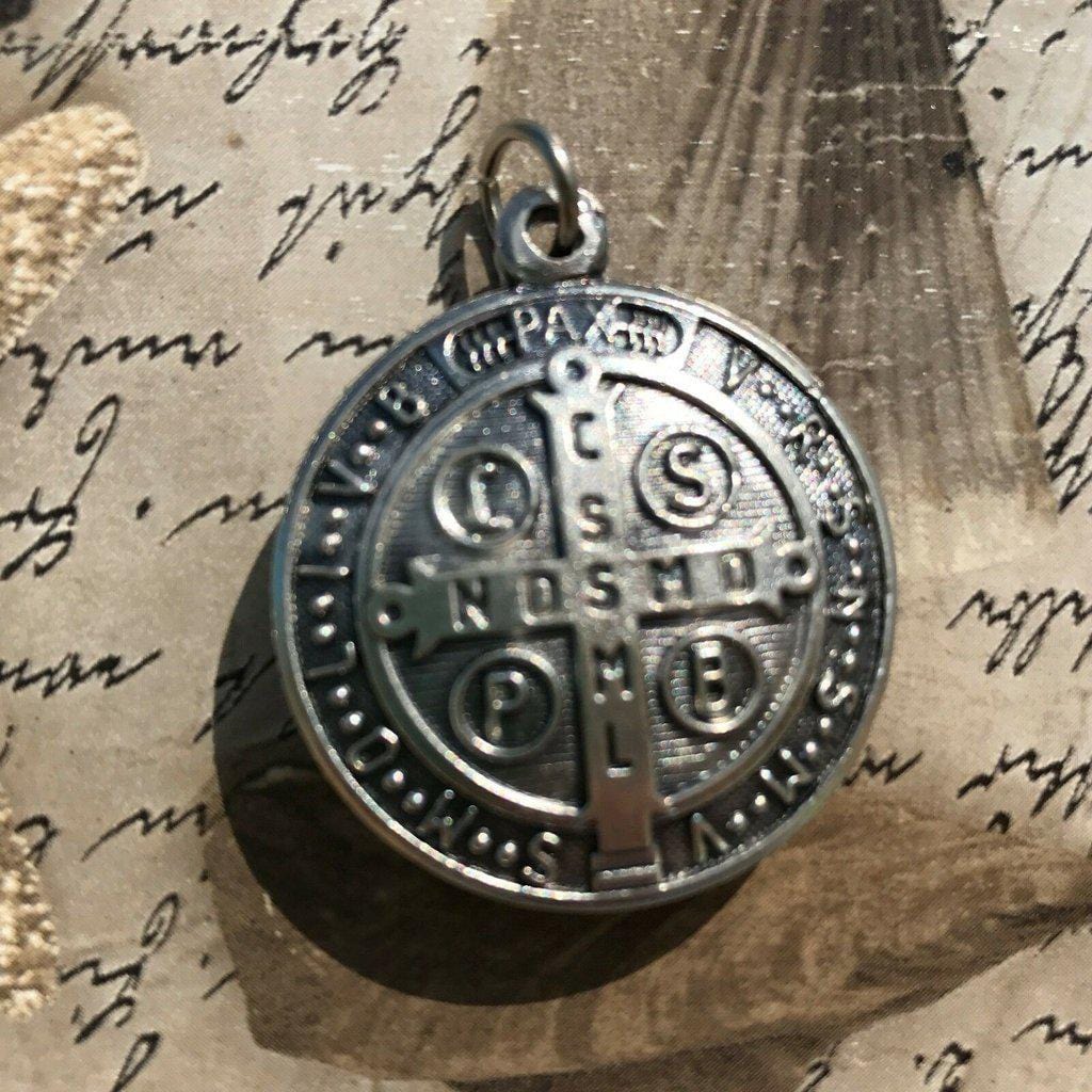 Saint St Benedict 1.5" - Medal - Catholic Exorcism - Blessed By Pope - Medalla | Catholically