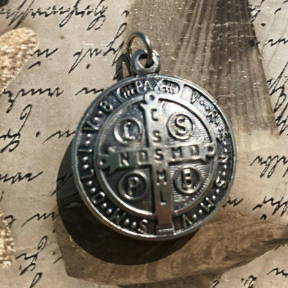 Saint St Benedict 1.5" - Medal - Catholic Exorcism - Blessed By Pope - Medalla | Catholically