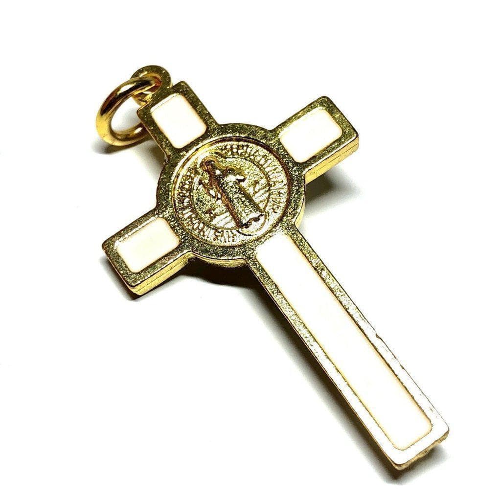 Saint St. Benedict 2" Crucifix - Exorcism- Cross - Blessed By Pope San Benito | Catholically