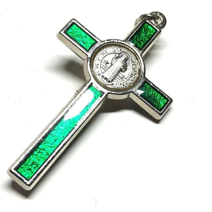 Saint St. Benedict 2" Crucifix - Exorcism- Cross - Blessed By Pope San Benito | Catholically