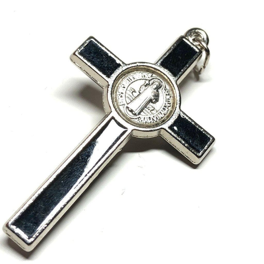 Saint St. Benedict 2" Crucifix - Exorcism- Cross - Blessed By Pope San Benito | Catholically