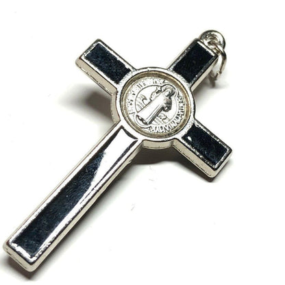 Saint St. Benedict 2" Crucifix - Exorcism- Cross - Blessed By Pope San Benito | Catholically