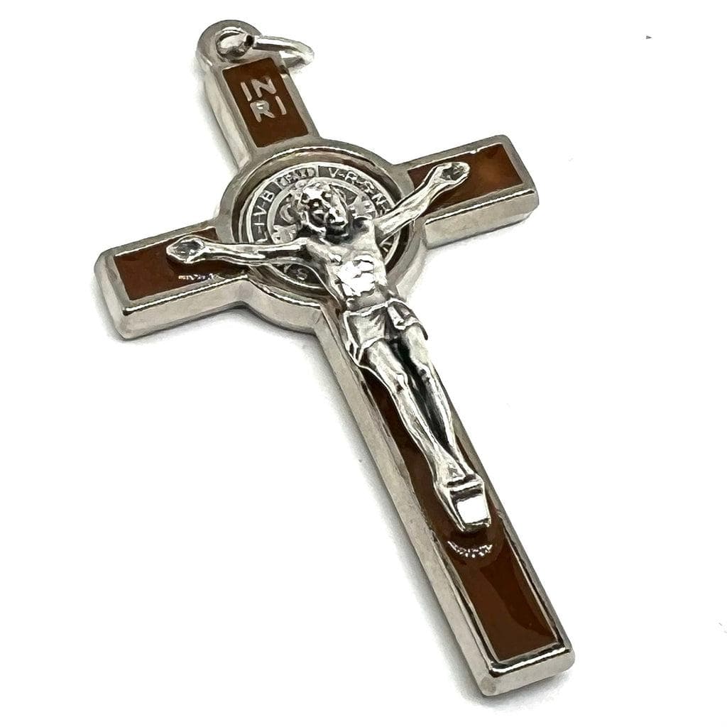 Saint St. Benedict 2" Crucifix - Exorcism- Cross - Blessed by Pope San Benito | Catholically